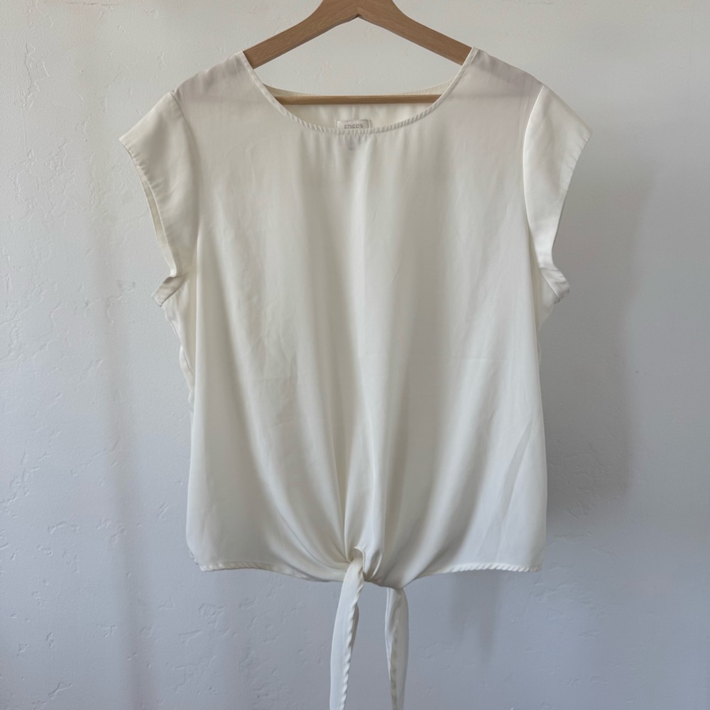 Chico’s Elegant Cream Women's Top Size 2